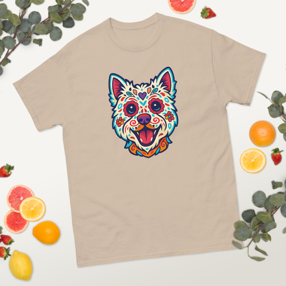 West Highland White Terrier in Day of Dead style with bright colors - Image 5