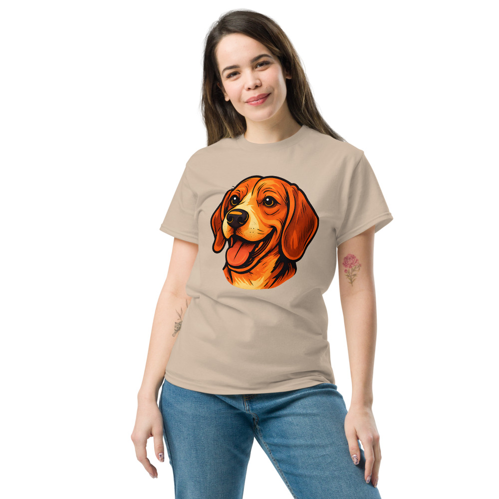Beagle in comic book style with warm colors - Image 6