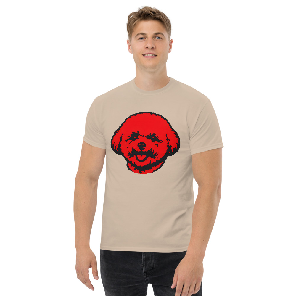 Bichon Frise in Pop Art style with Bright Red and Deep Black - Image 6