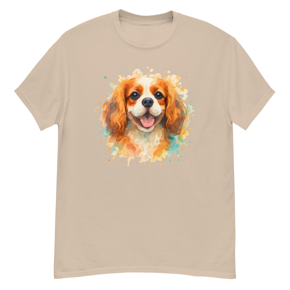 Cavalier King Charles Spaniel in Watercolor Splash style with vibrant colors - Image 7