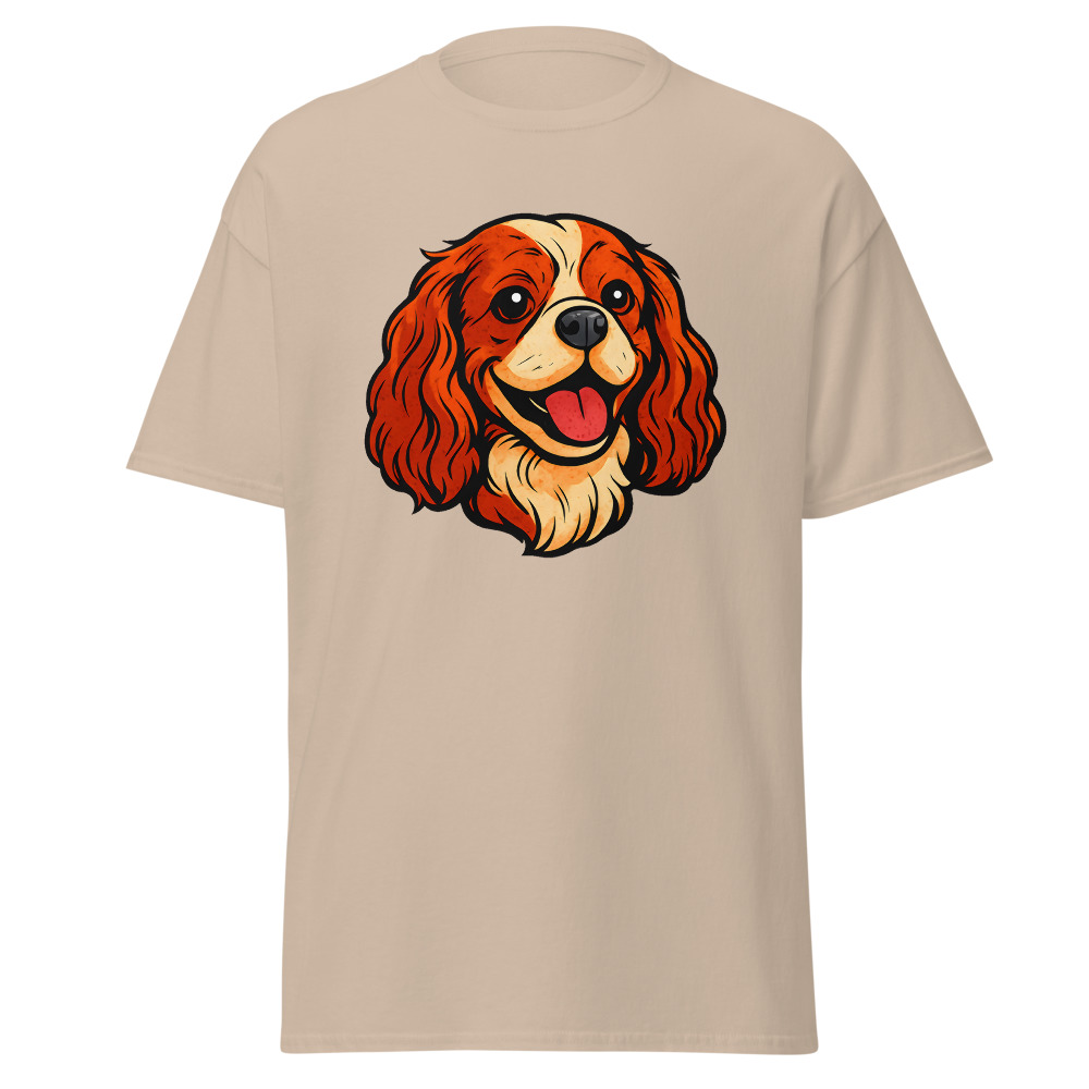 Cavalier King Charles Spaniel in comic book style with warm colors - Image 7