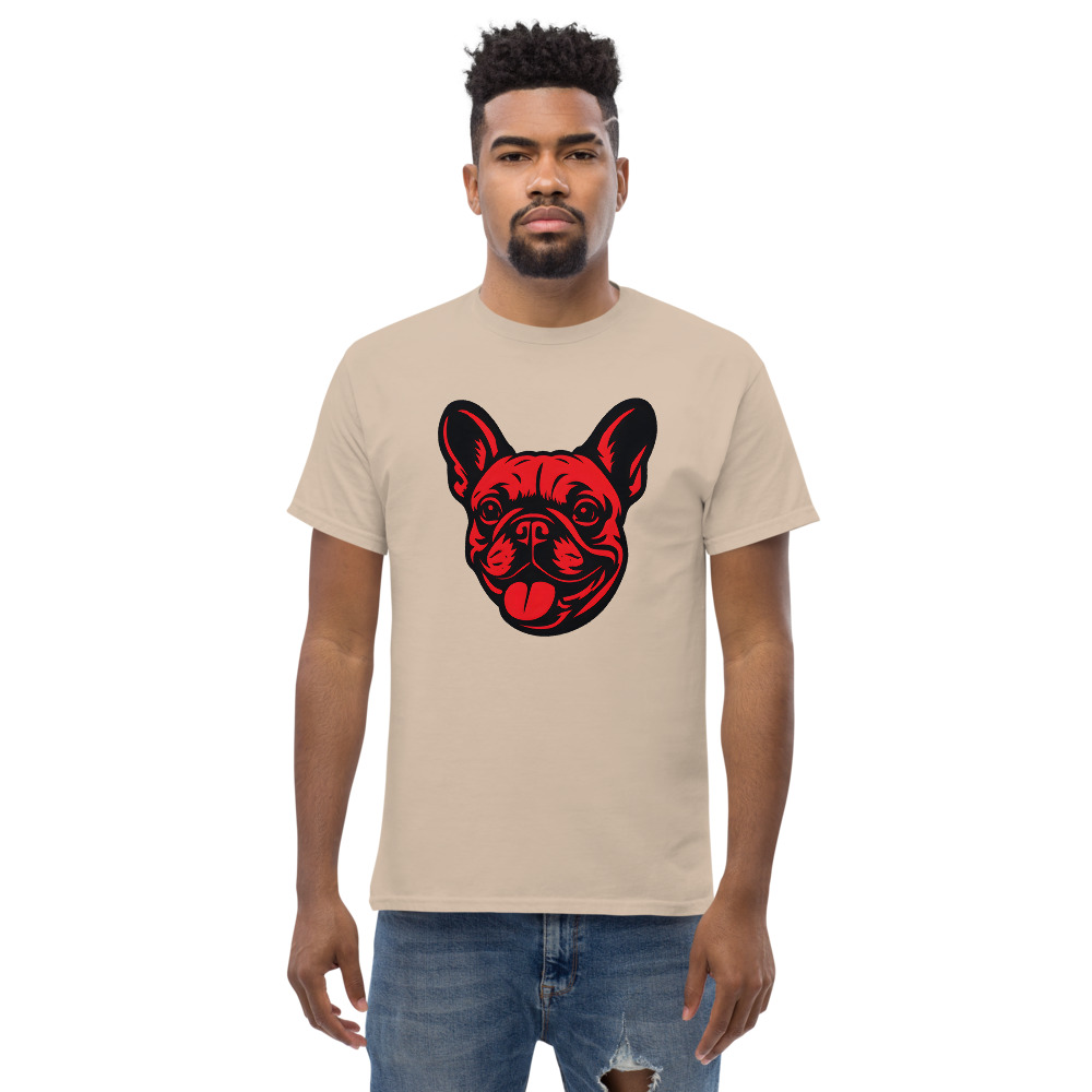 French Bulldog in Pop Art style with Bright Red and Deep Black - Image 4