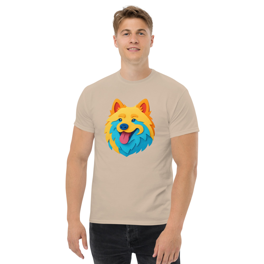 Samoyed in paper cutout style with bright colors - Image 6