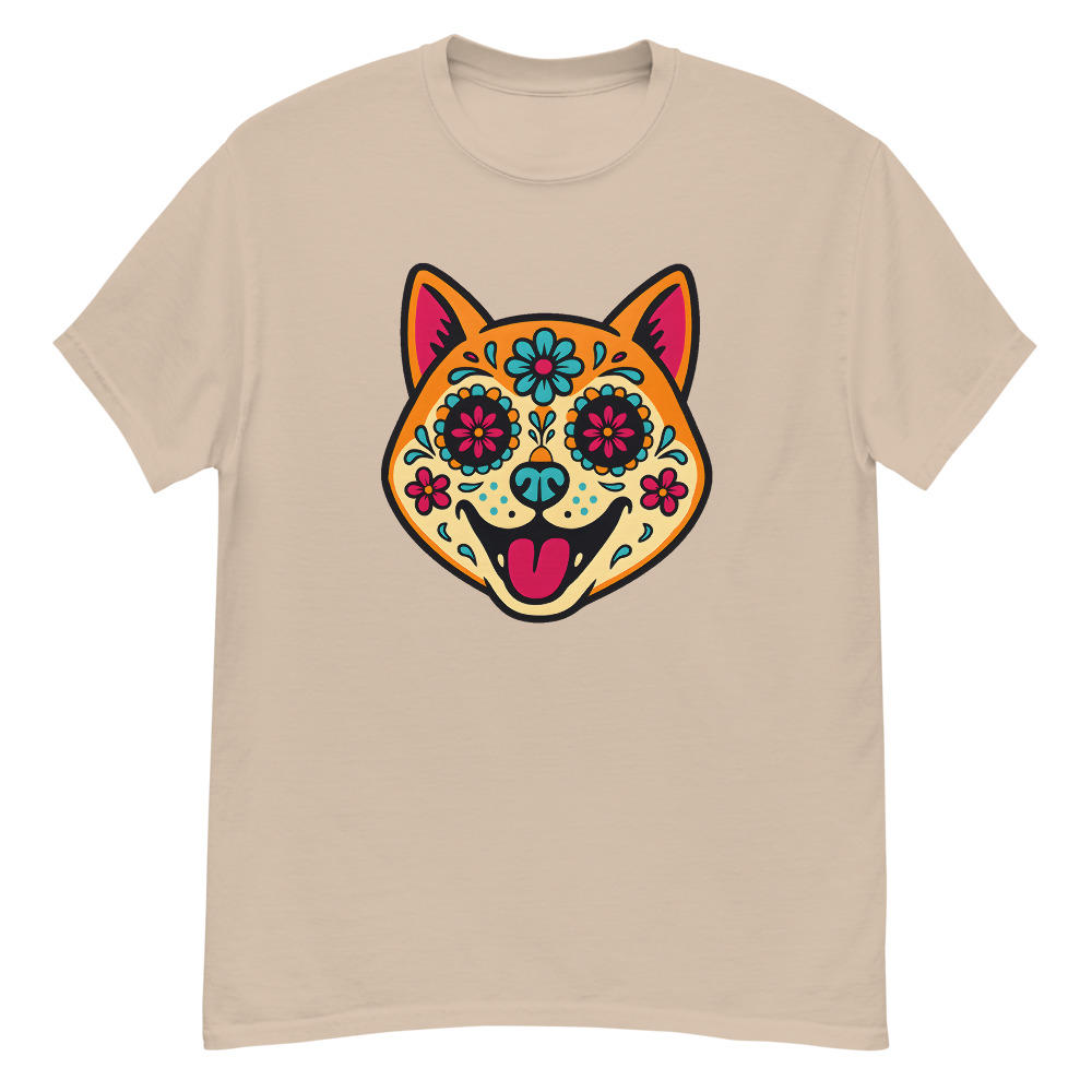 Shiba Inu in Day of Dead style with bright colors - Image 5