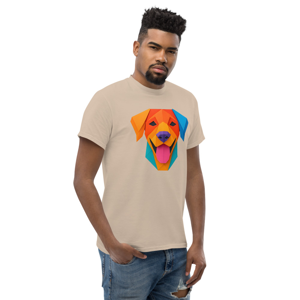 Rhodesian Ridgeback in origami paper style with bright colors - Image 5