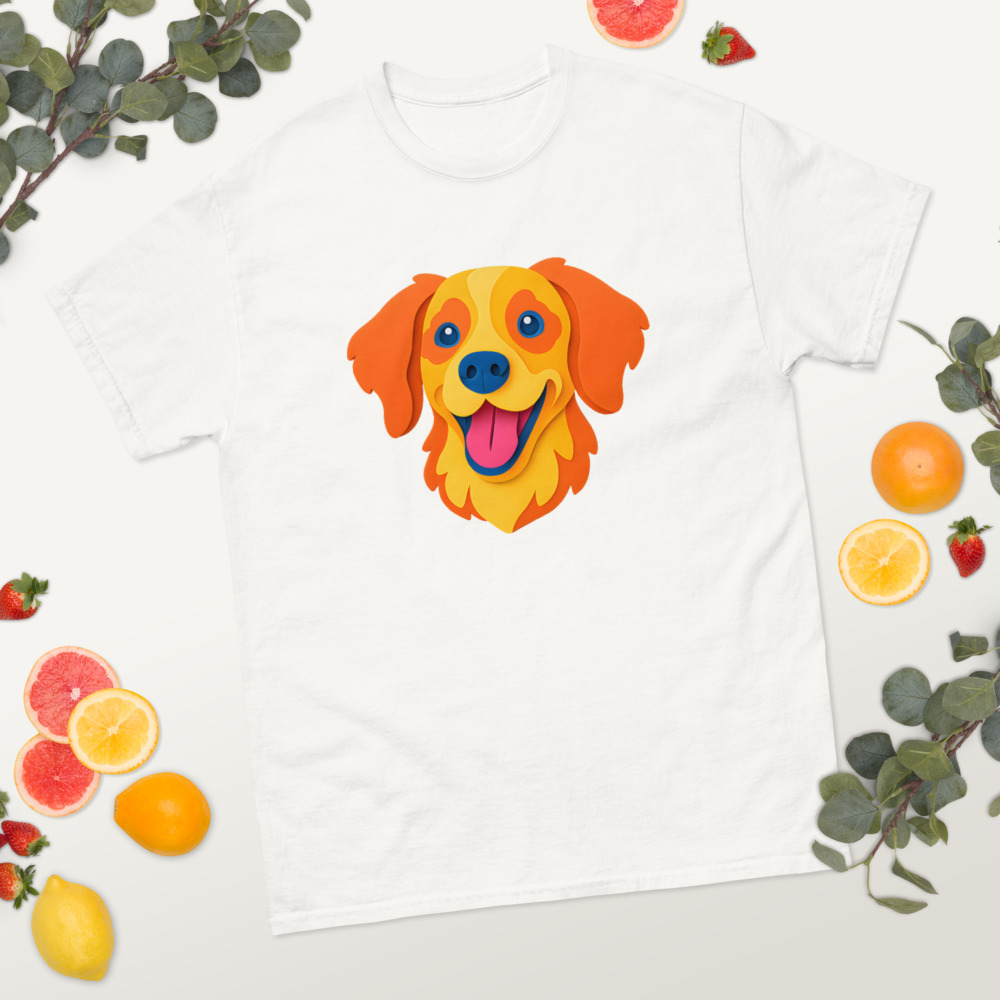 Brittany Dog in paper cutout style with bright colors - Image 9