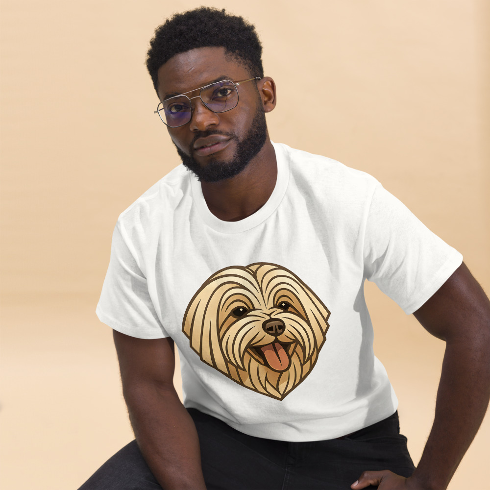 Maltese Dog in Art Deco style with breed colors - Image 8