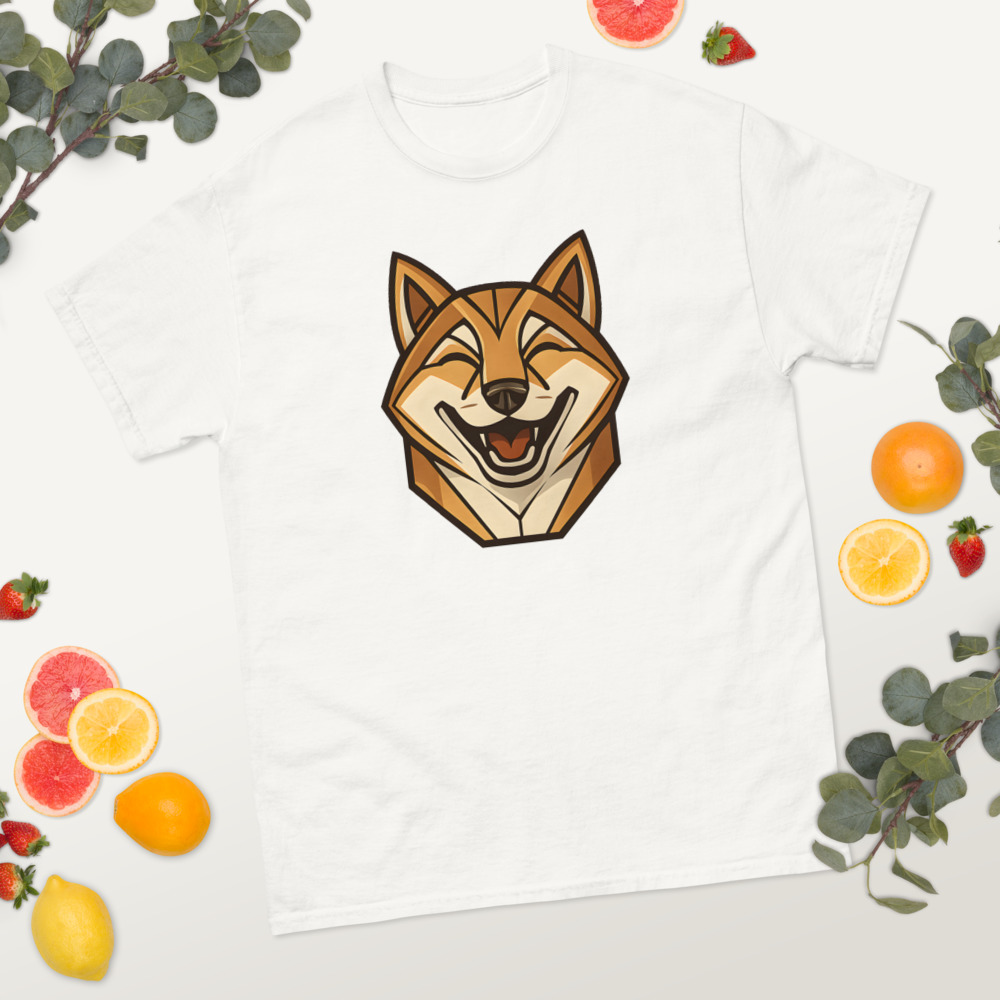 Shiba Inu in Art Deco style with breed colors - Image 8
