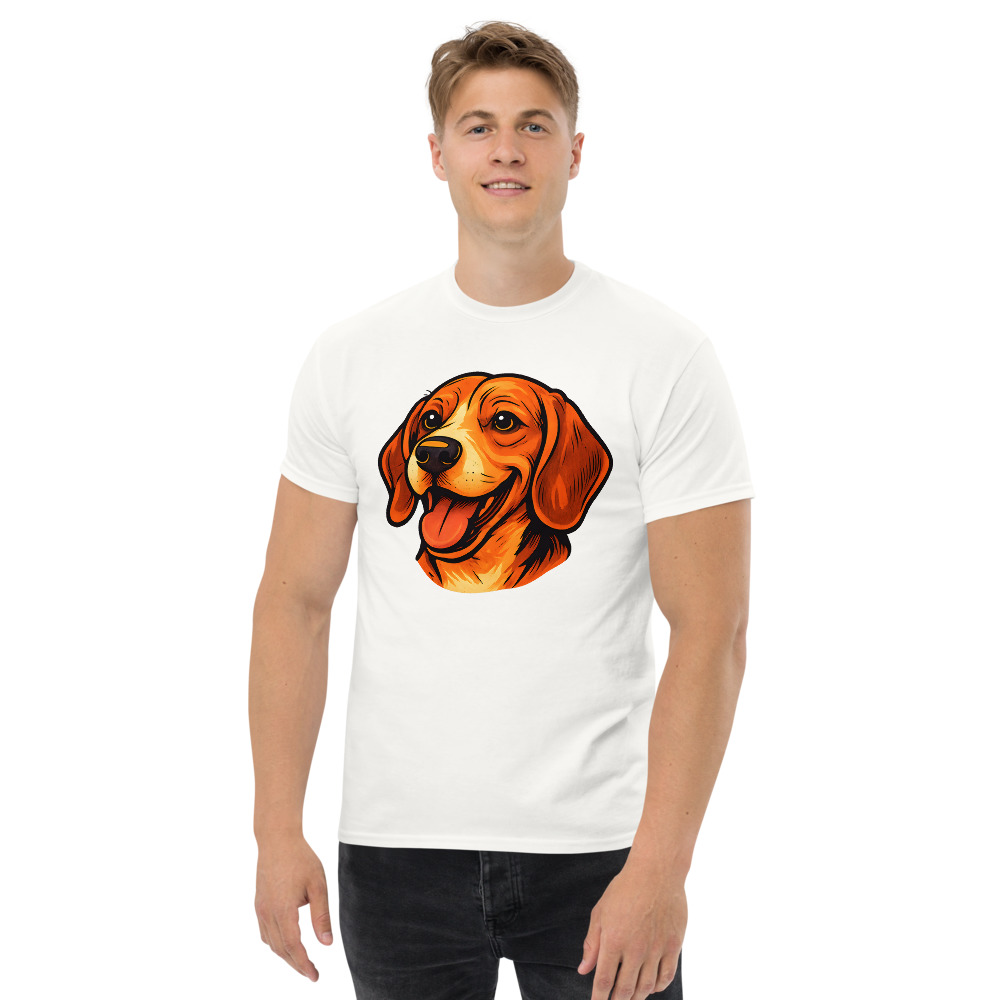 Beagle in comic book style with warm colors - Image 9