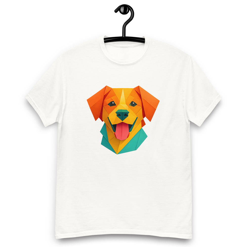 Brittany Dog in origami paper style with bright colors - Image 9