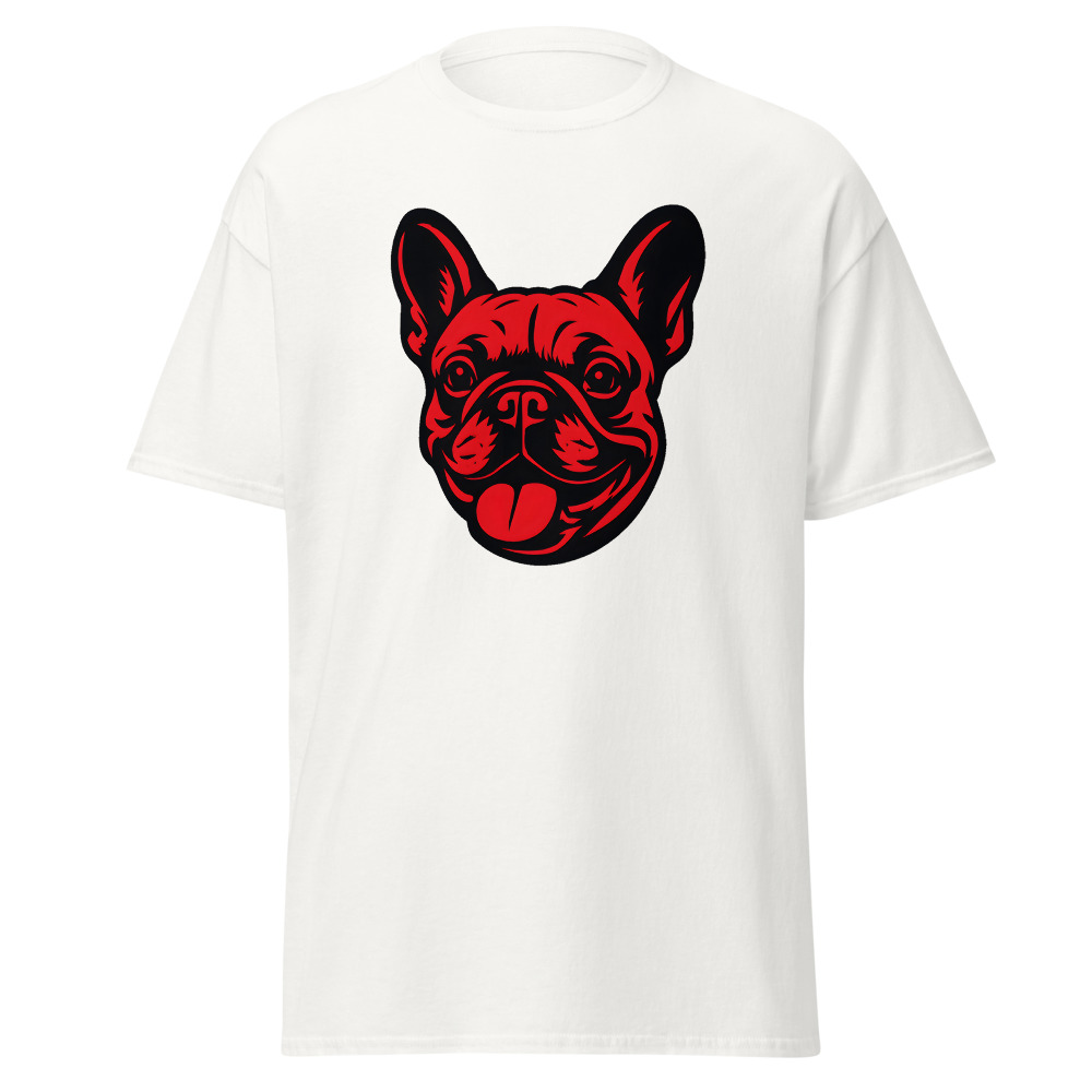 French Bulldog in Pop Art style with Bright Red and Deep Black - Image 9