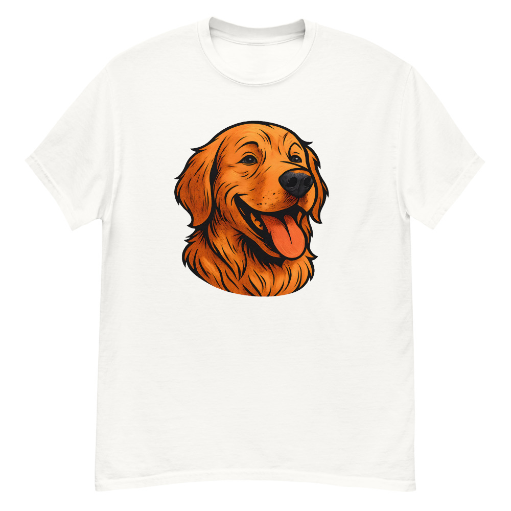 Golden Retriever in comic book style with warm colors - Image 8