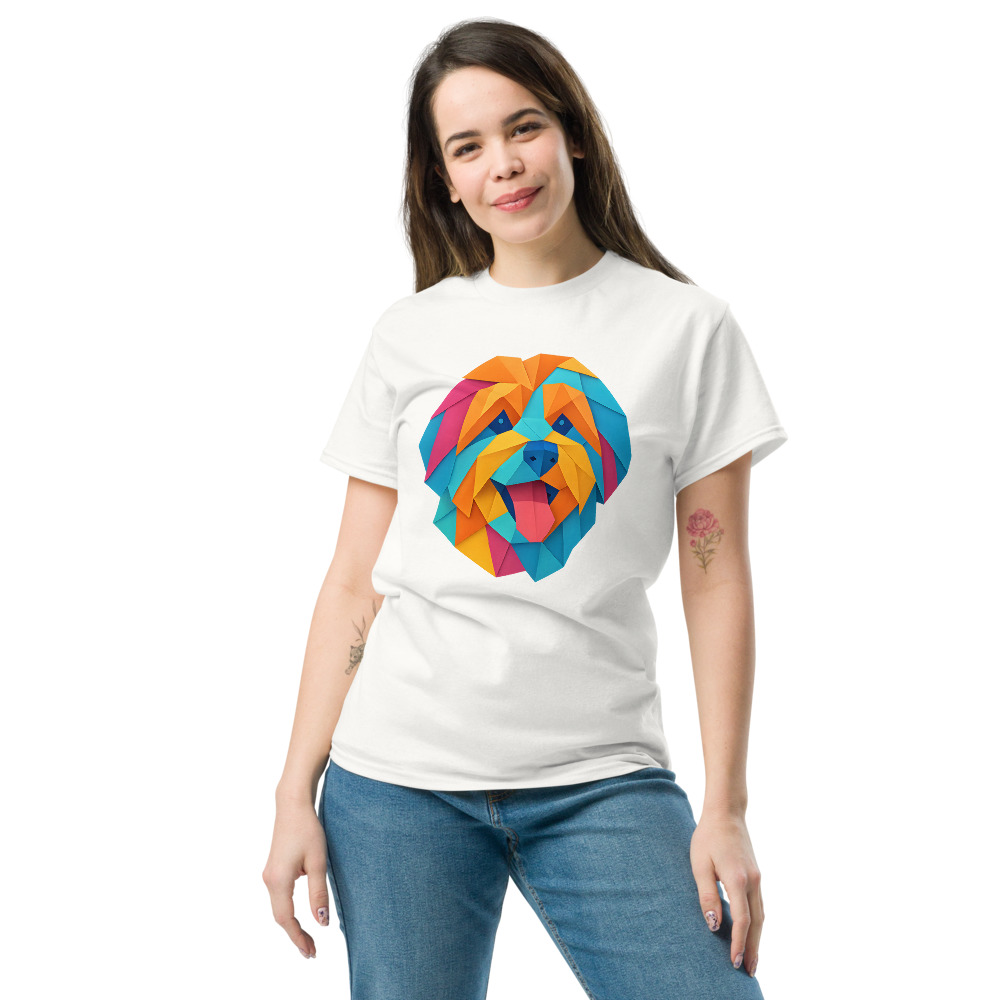 Havanese in origami paper style with bright colors - Image 9
