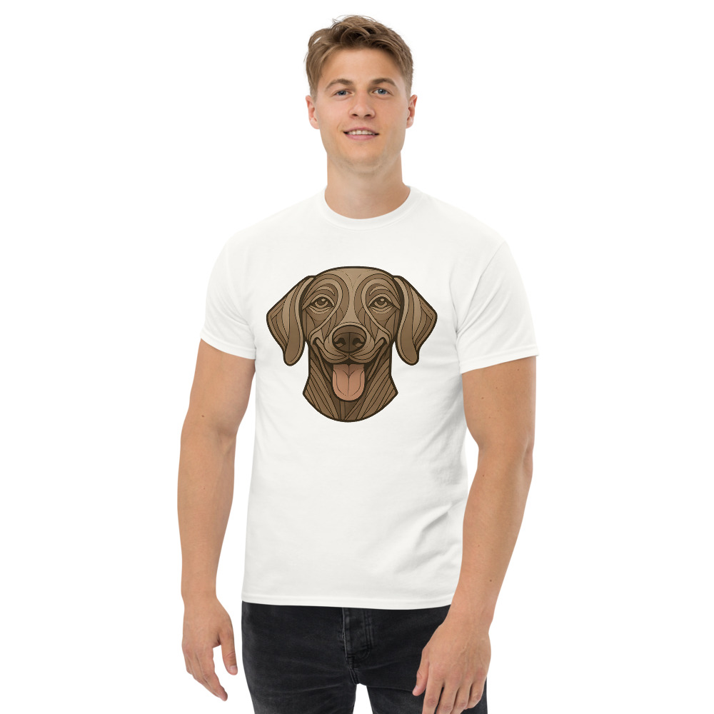 Weimaraner in Art Deco style with common breed colors - Image 9