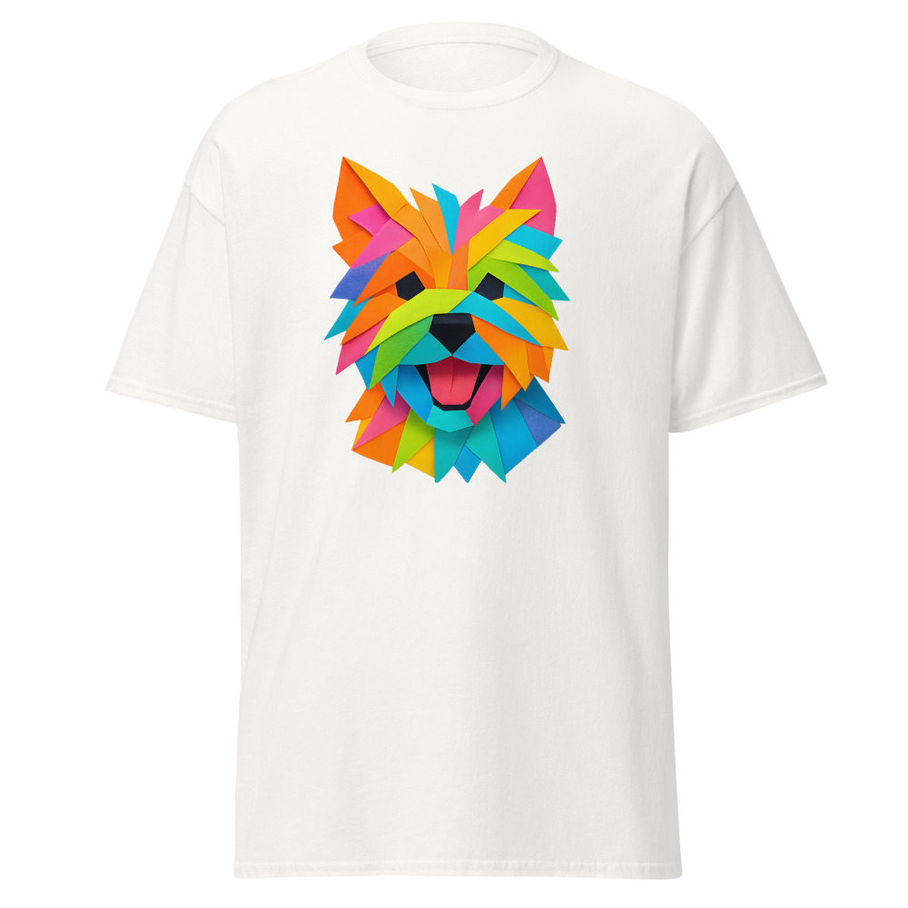 West Highland White Terrier in origami paper style with bright colors - Image 8