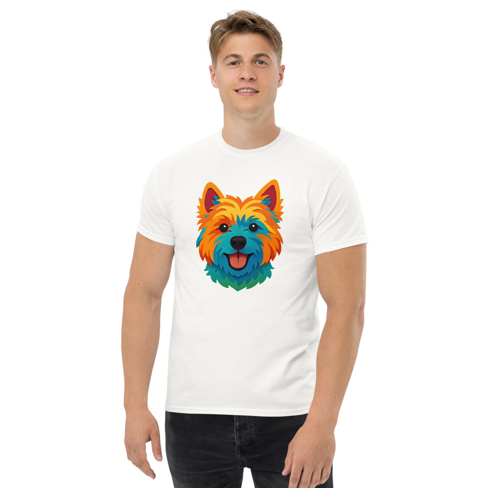 West Highland White Terrier in paper cutout style with bright colors - Image 8