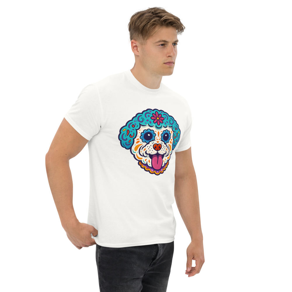 Bichon Frise in Day of Dead style with bright colors - Image 8