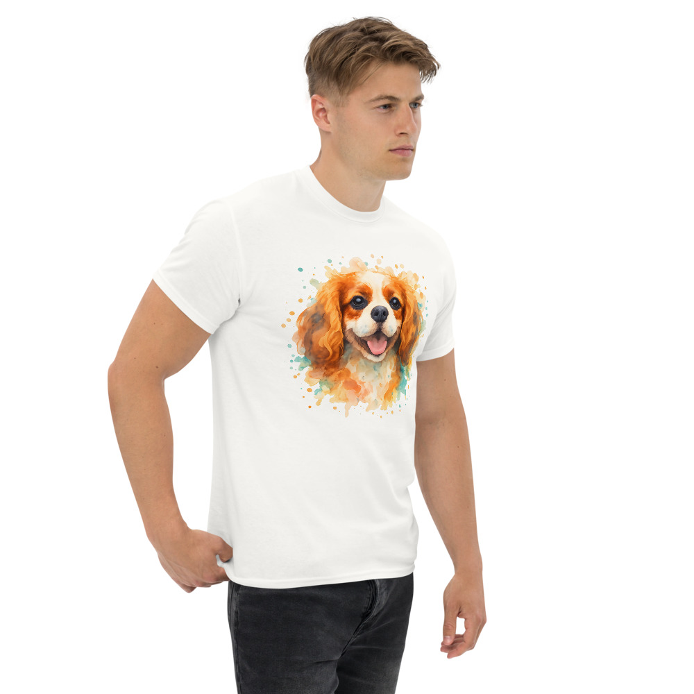Cavalier King Charles Spaniel in Watercolor Splash style with vibrant colors - Image 9
