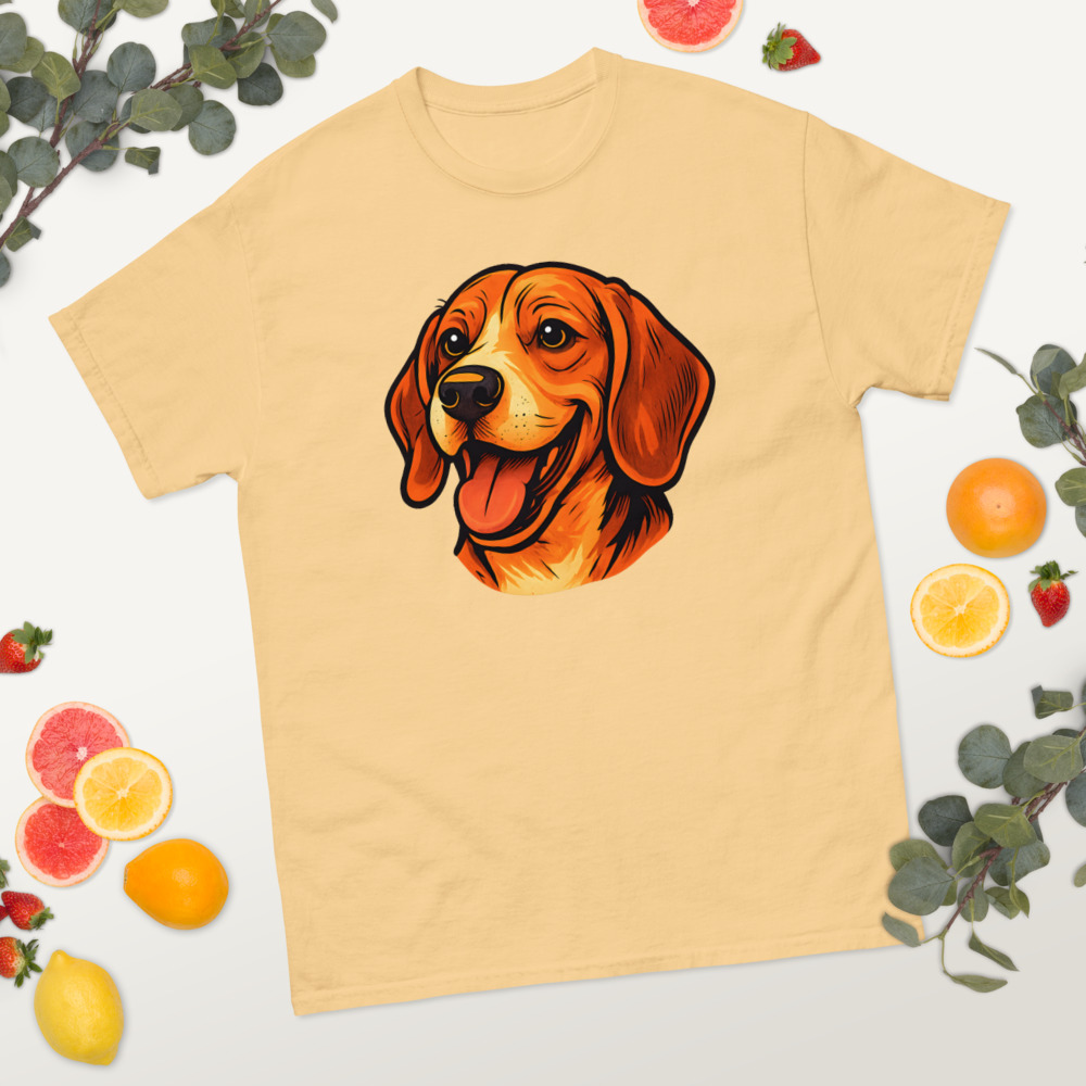 Beagle in comic book style with warm colors - Image 7
