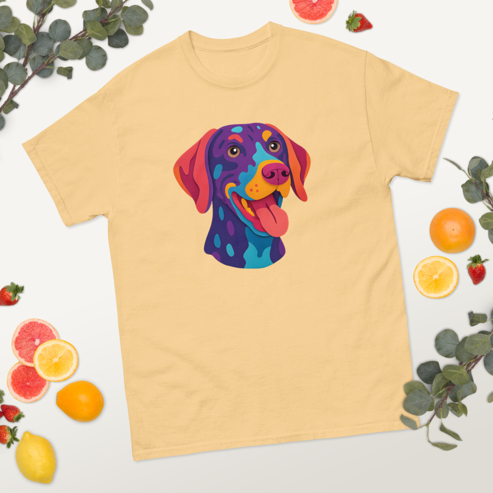 German Shorthaired Pointer in paper cutout style with bright colors - Image 4