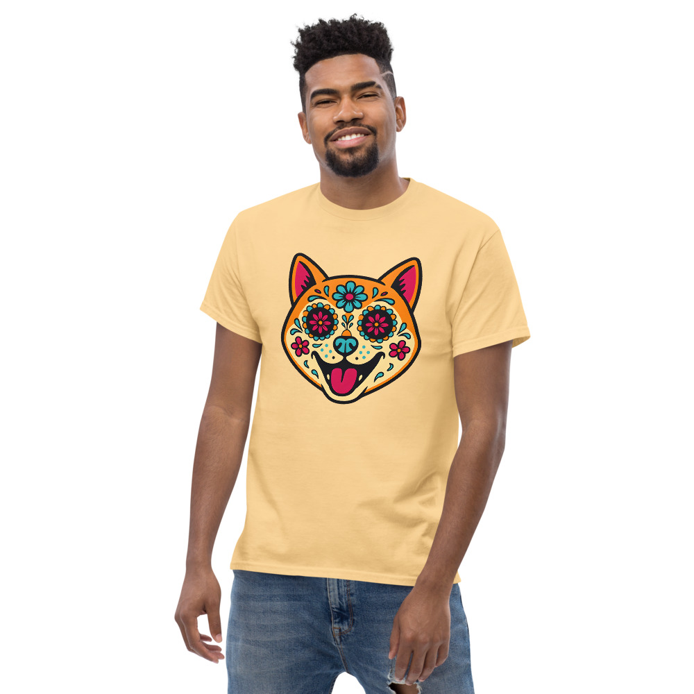 Shiba Inu in Day of Dead style with bright colors - Image 7