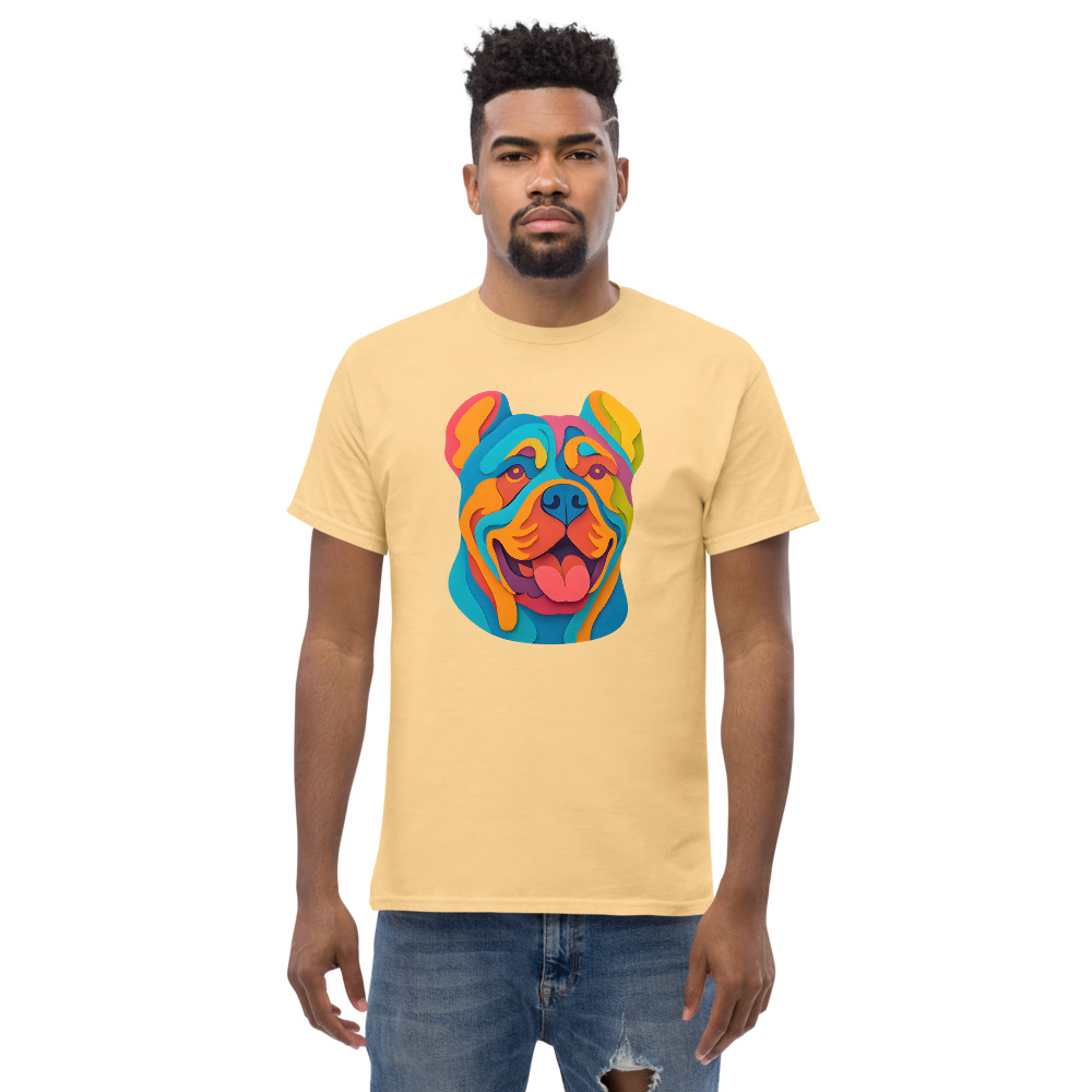 Cane Corso in paper cutout style with bright colors - Image 7