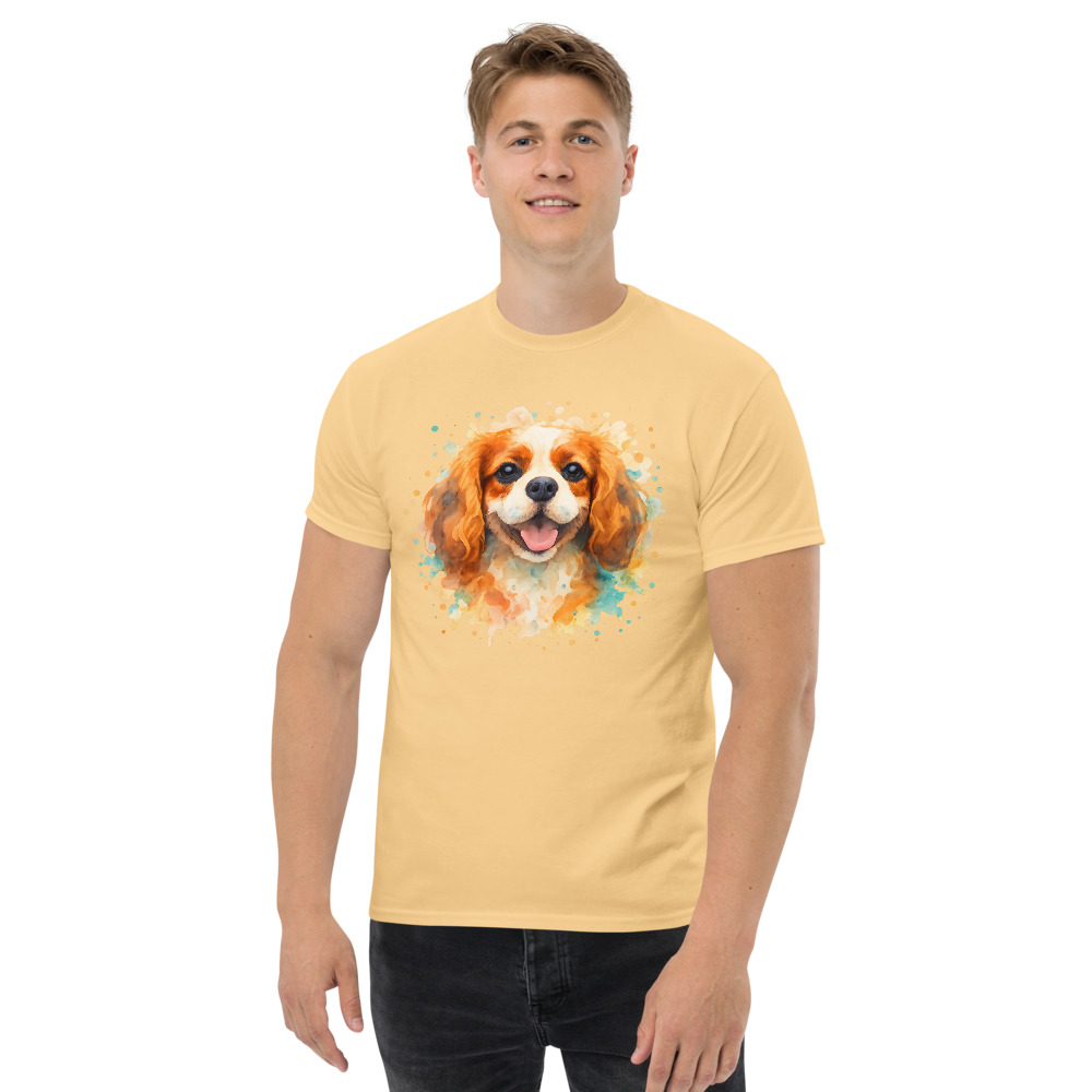 Cavalier King Charles Spaniel in Watercolor Splash style with vibrant colors - Image 6