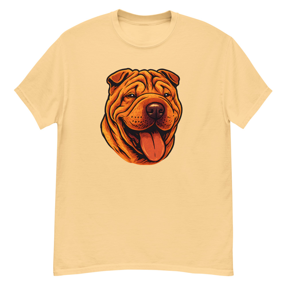 Chinese Shar-Pei in comic book style with warm colors - Image 4