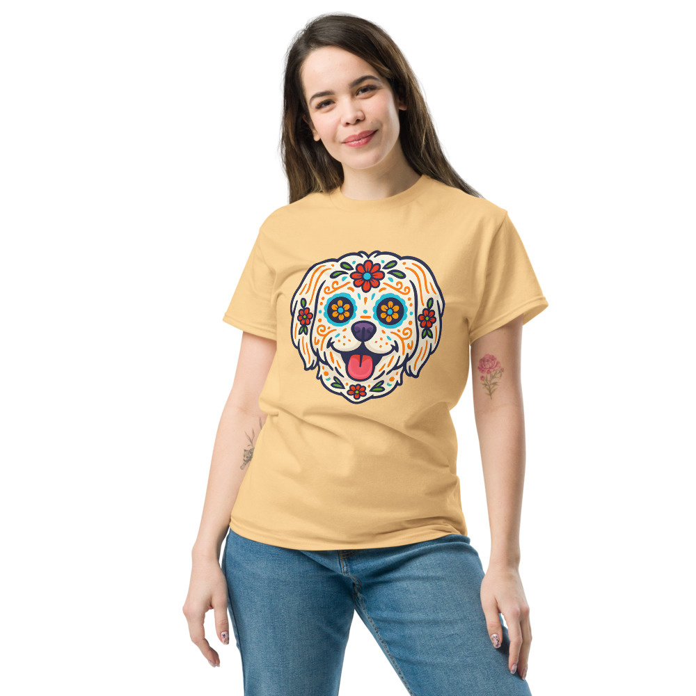 Maltese Dog in Day of Dead style with bright colors - Image 6