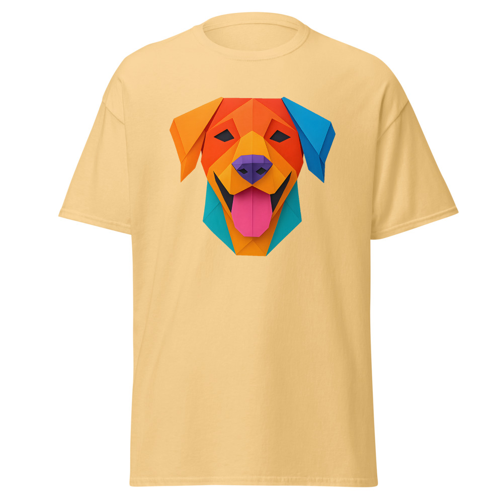 Rhodesian Ridgeback in origami paper style with bright colors - Image 3