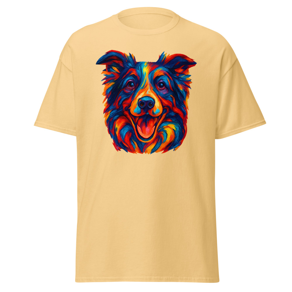 Border Collie expressionist art with intense emotional colors - Image 6