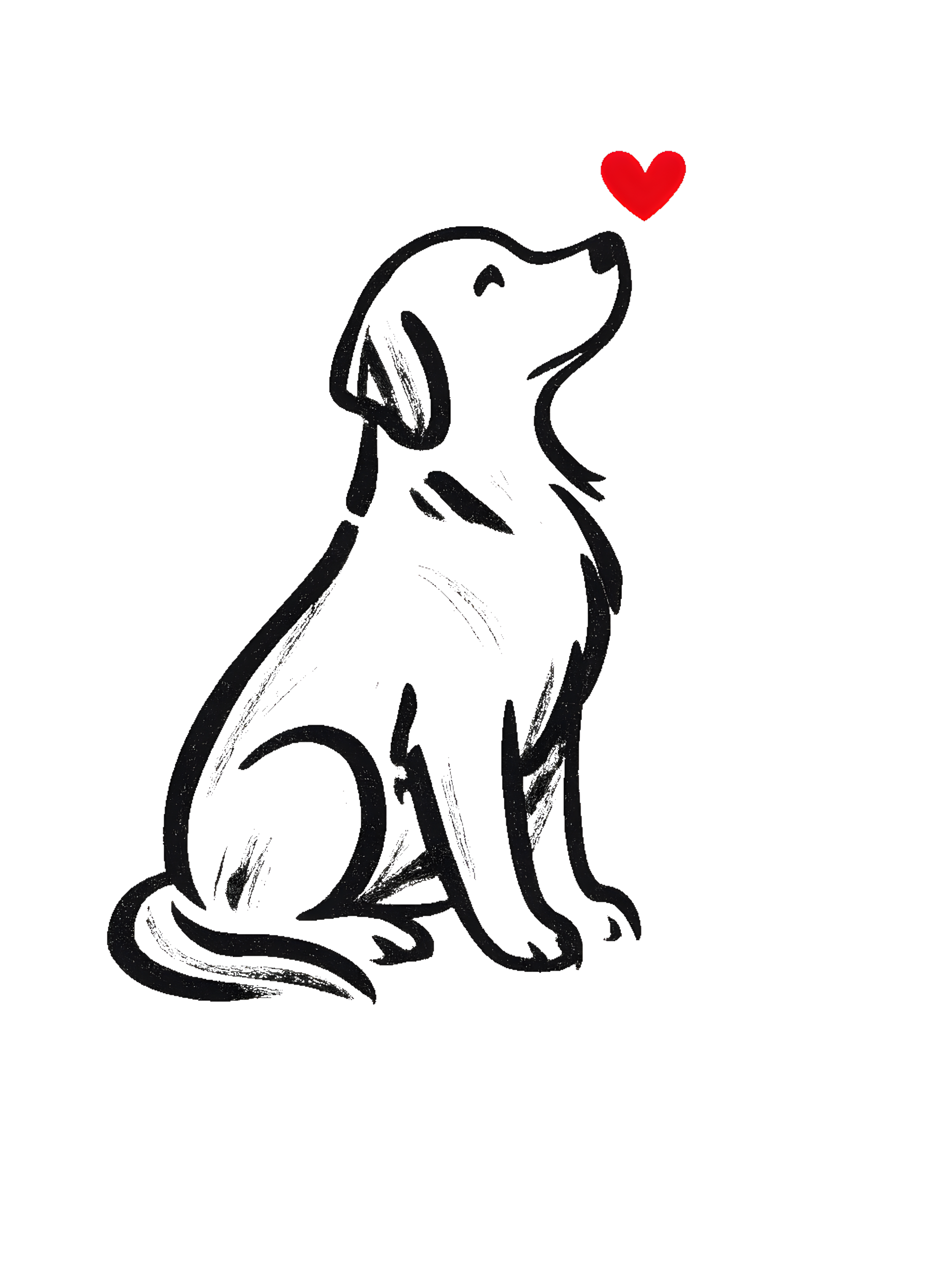 Golden Retriever in illustration style - Image 2
