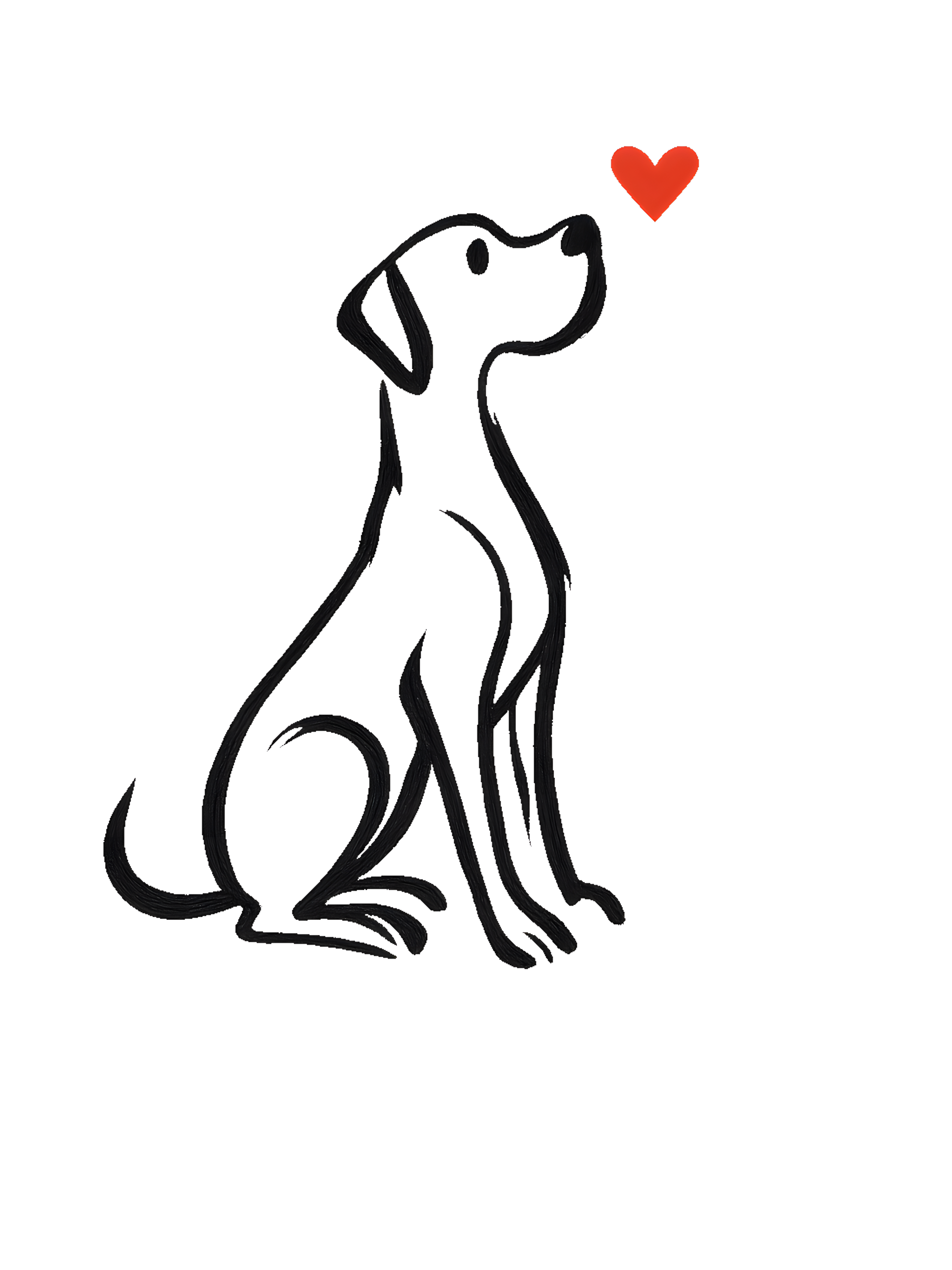 Great Dane in artistic style - Image 2