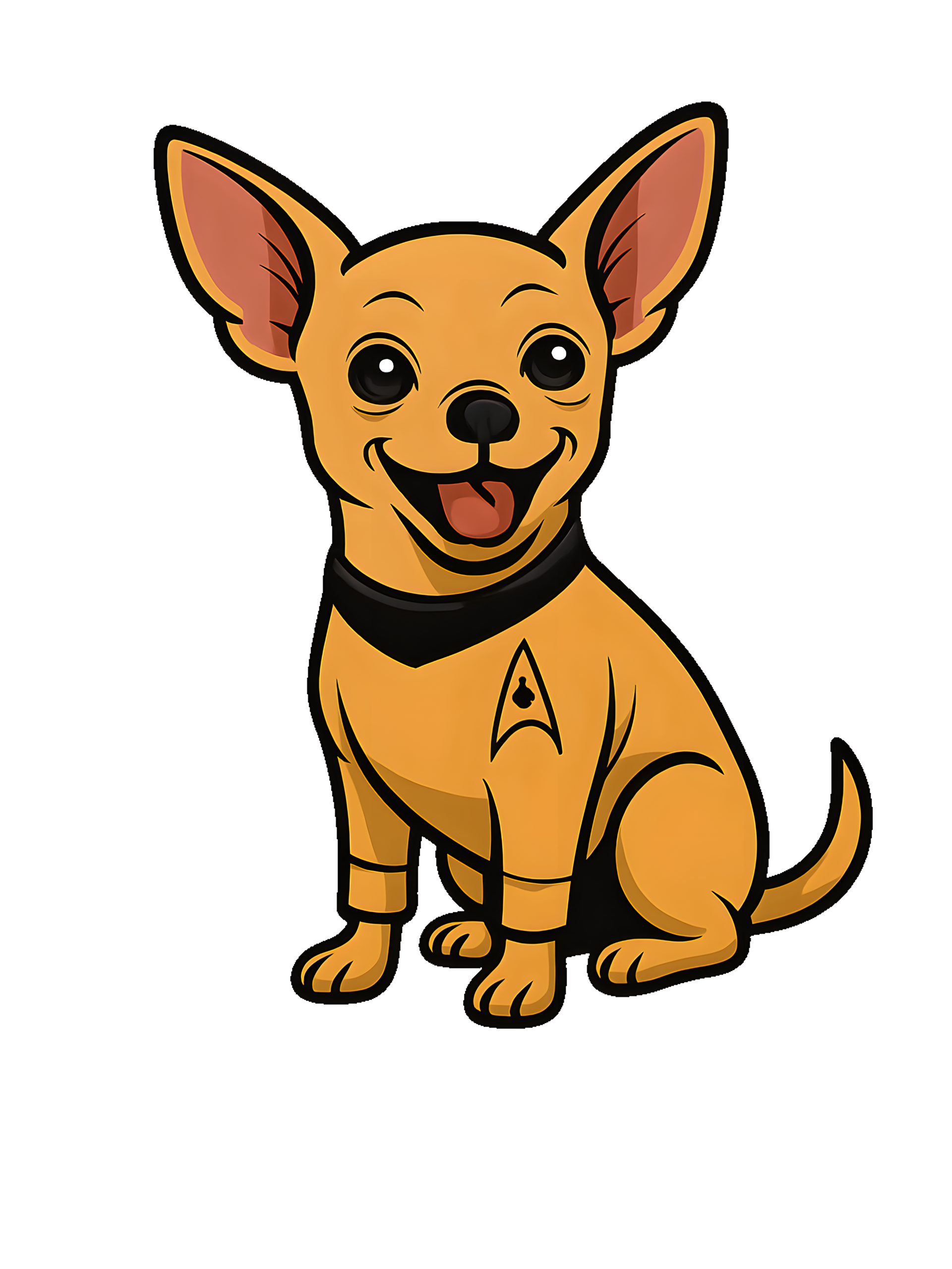 Chihuahua in comic Star Trek style - Image 2