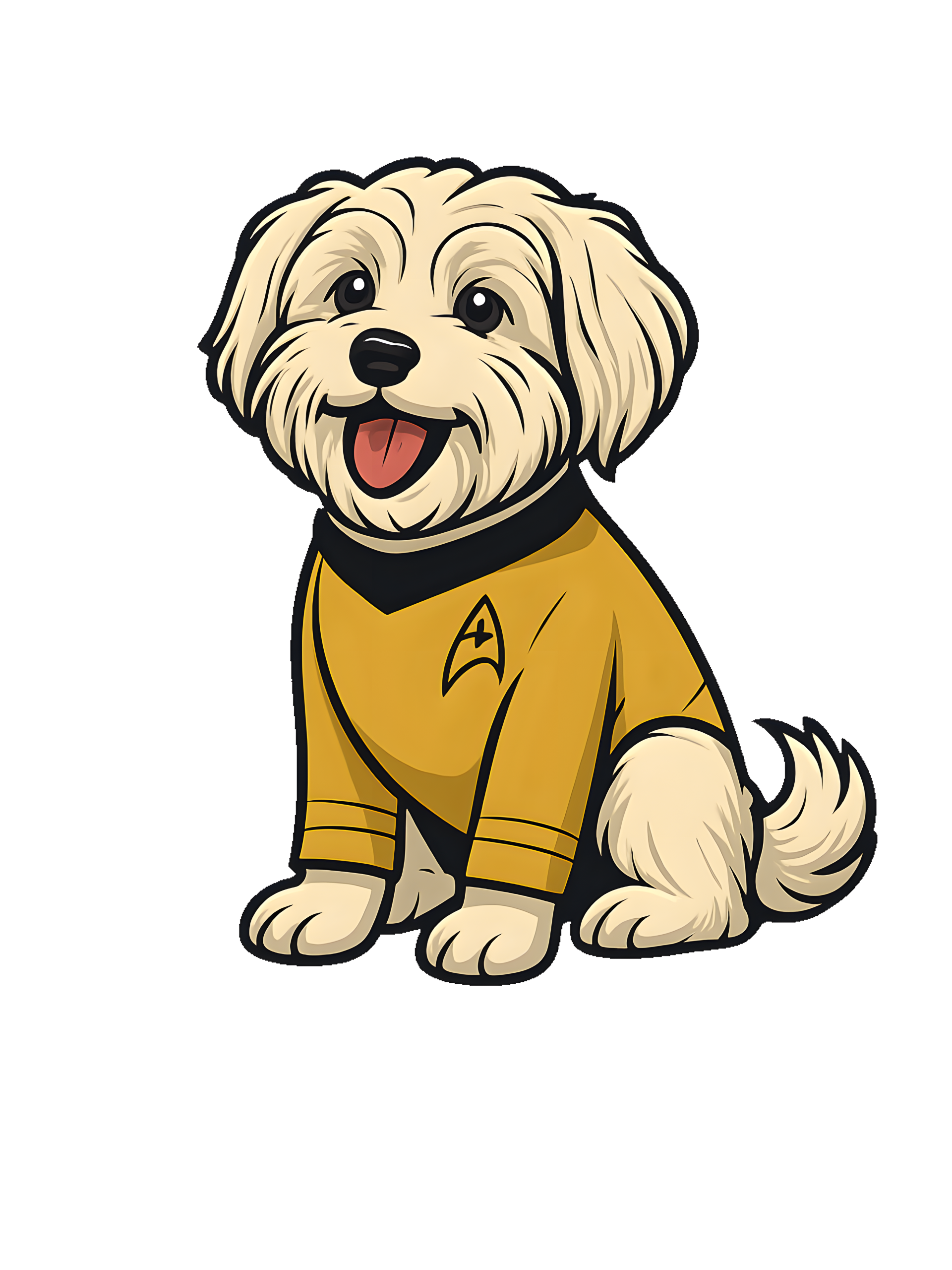 Havanese in comic Star Trek style - Image 2