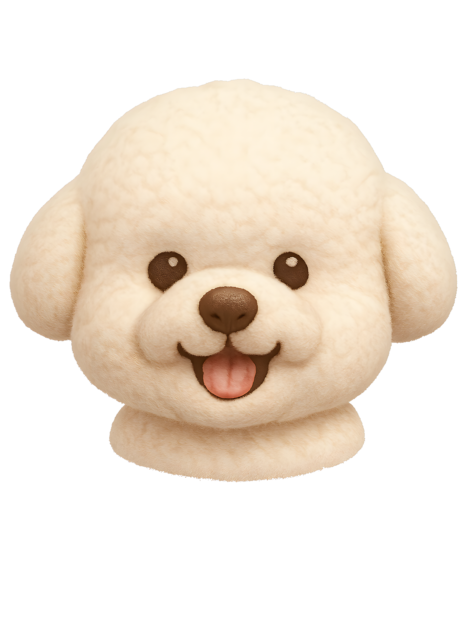 Bichon Frise in plush style with vibrant colors - Image 2