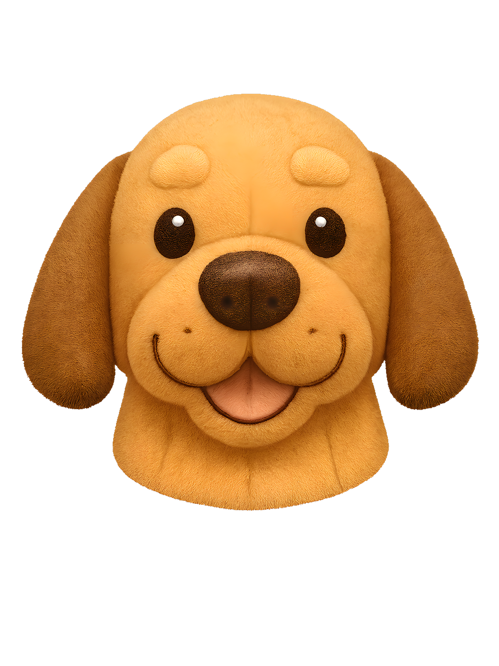 Bloodhound in plush style with warm colors - Image 2