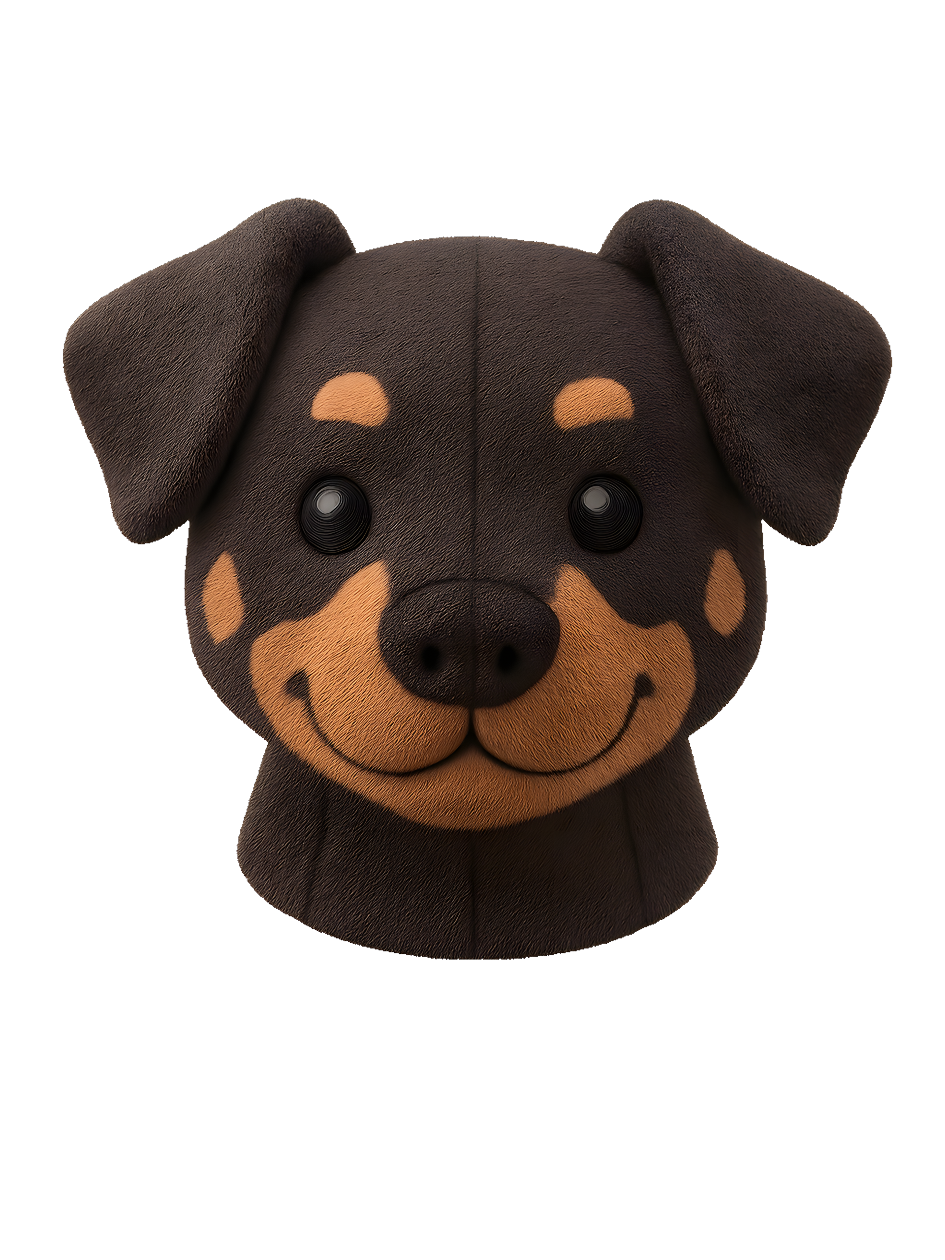 Doberman Pinscher in plush style with vibrant colors - Image 2