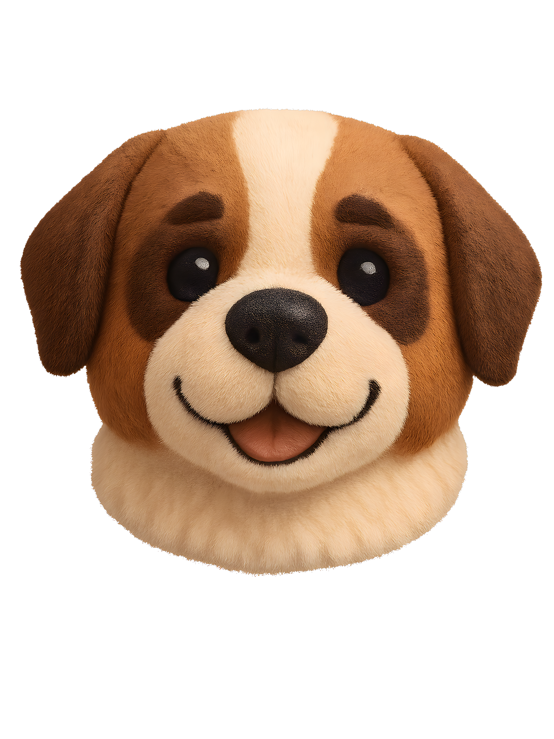 St. Bernard in plush style with vibrant colors - Image 2