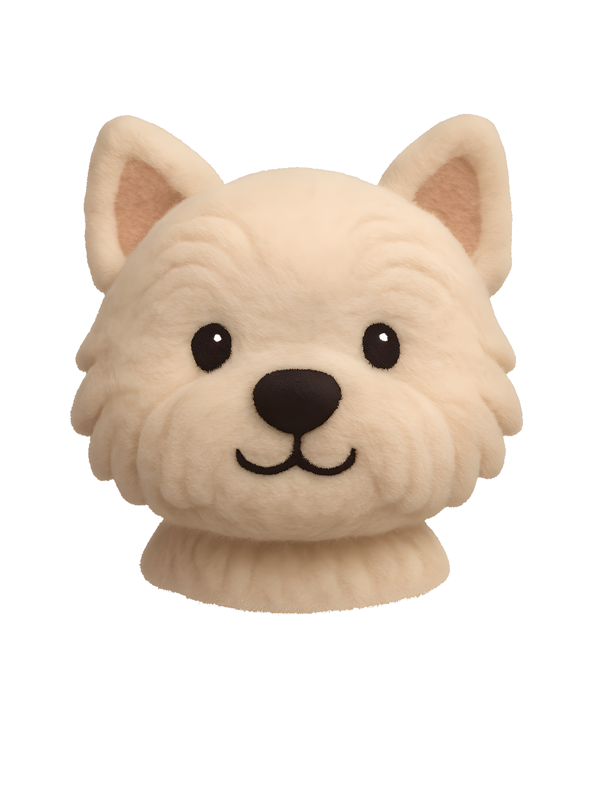 West Highland White Terrier in plush style with soft colors - Image 2
