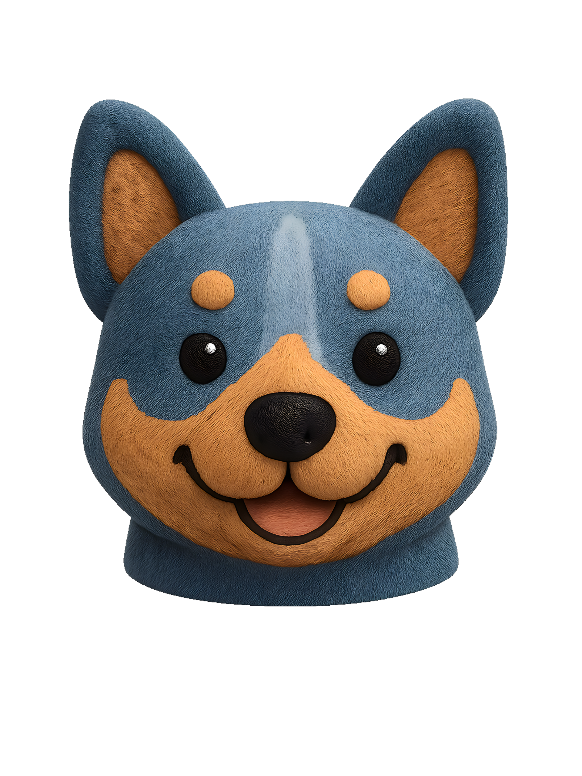 Australian Cattle Dog in plush style with vibrant colors - Image 2