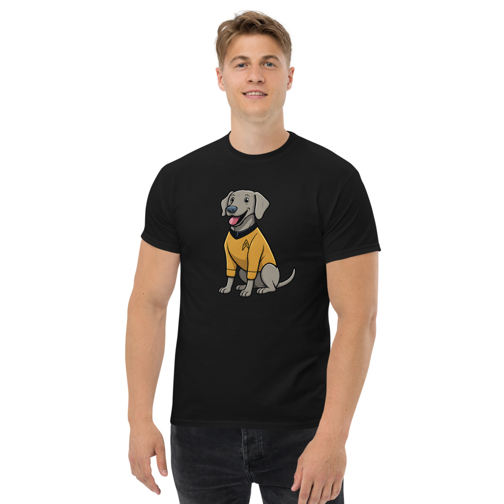 Weimaraner in comic Star Trek style - Image 8