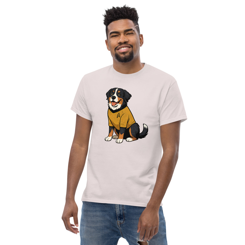 Bernese Mountain Dog in comic Star Trek style - Image 4