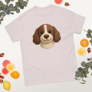 English Springer Spaniel in plush style with vibrant colors