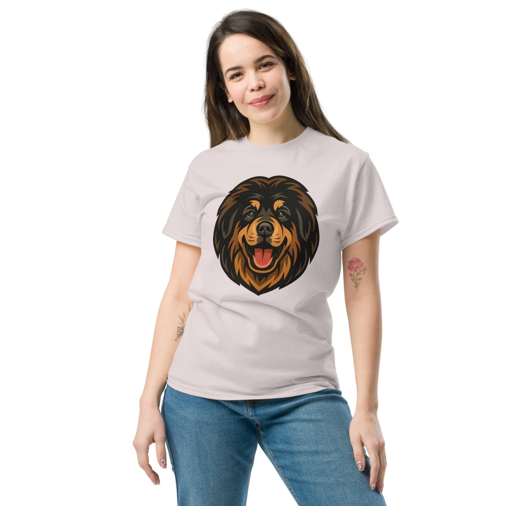 Tibetan Mastiff in Art Deco style with breed colors - Image 7