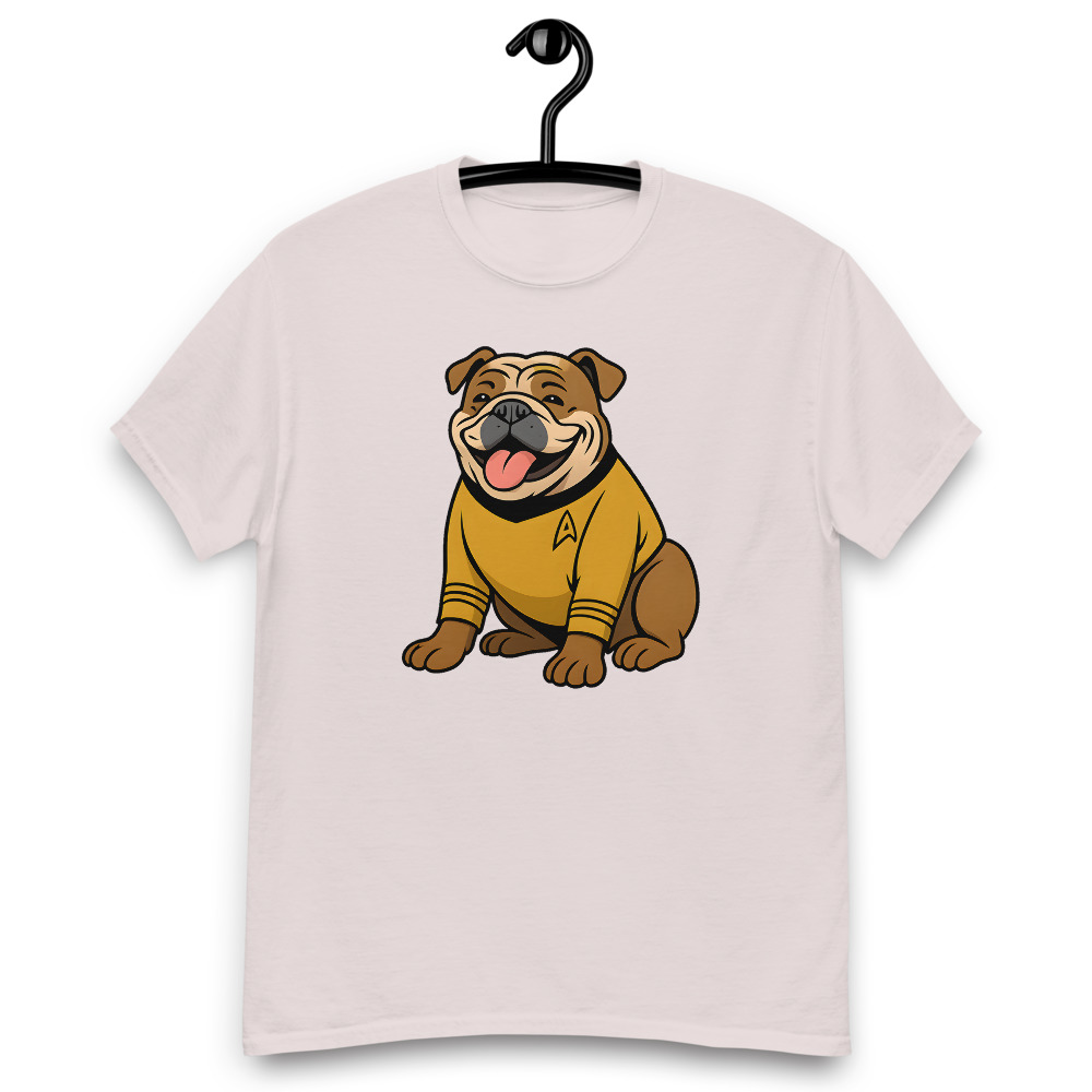 Bulldog in comic star trek style