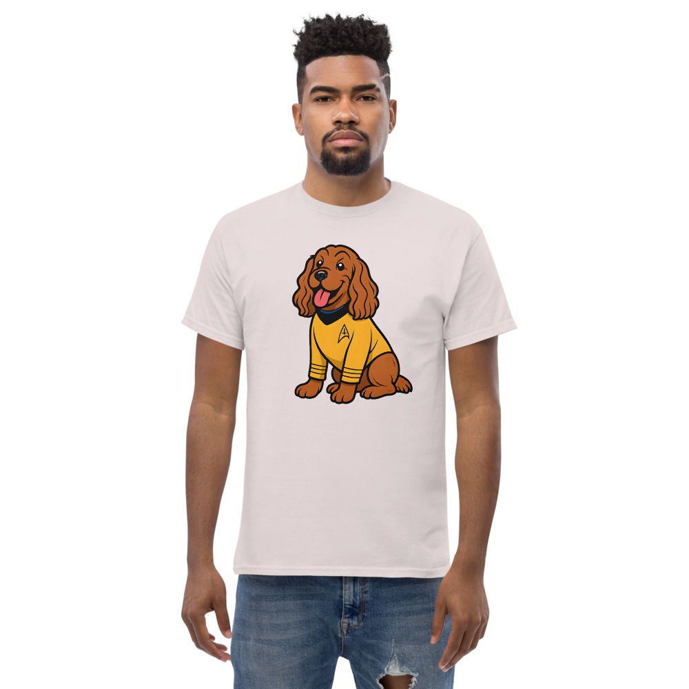 Cocker Spaniel in comic Star Trek style