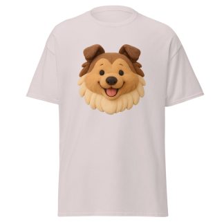 Collie in plush style with vibrant colors