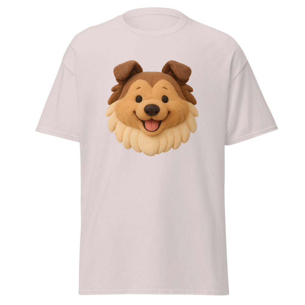 Collie in plush style with vibrant colors