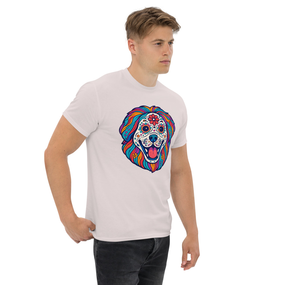 Tibetan Mastiff in Day of Dead style with bright colors - Image 5
